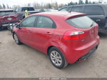 2014 Kia Rio Lx Red vin: KNADM5A30E6420029