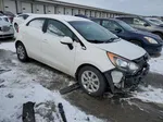 2013 Kia Rio Lx White vin: KNADM5A31D6164191