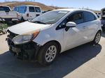 2013 Kia Rio Lx White vin: KNADM5A31D6176745