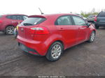 2013 Kia Rio Lx Red vin: KNADM5A31D6228231