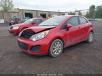 2013 Kia Rio Lx Red vin: KNADM5A31D6228231