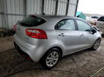 2014 Kia Rio Lx Silver vin: KNADM5A31E6367860