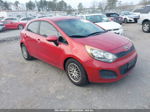 2014 Kia Rio Lx Red vin: KNADM5A31E6413638