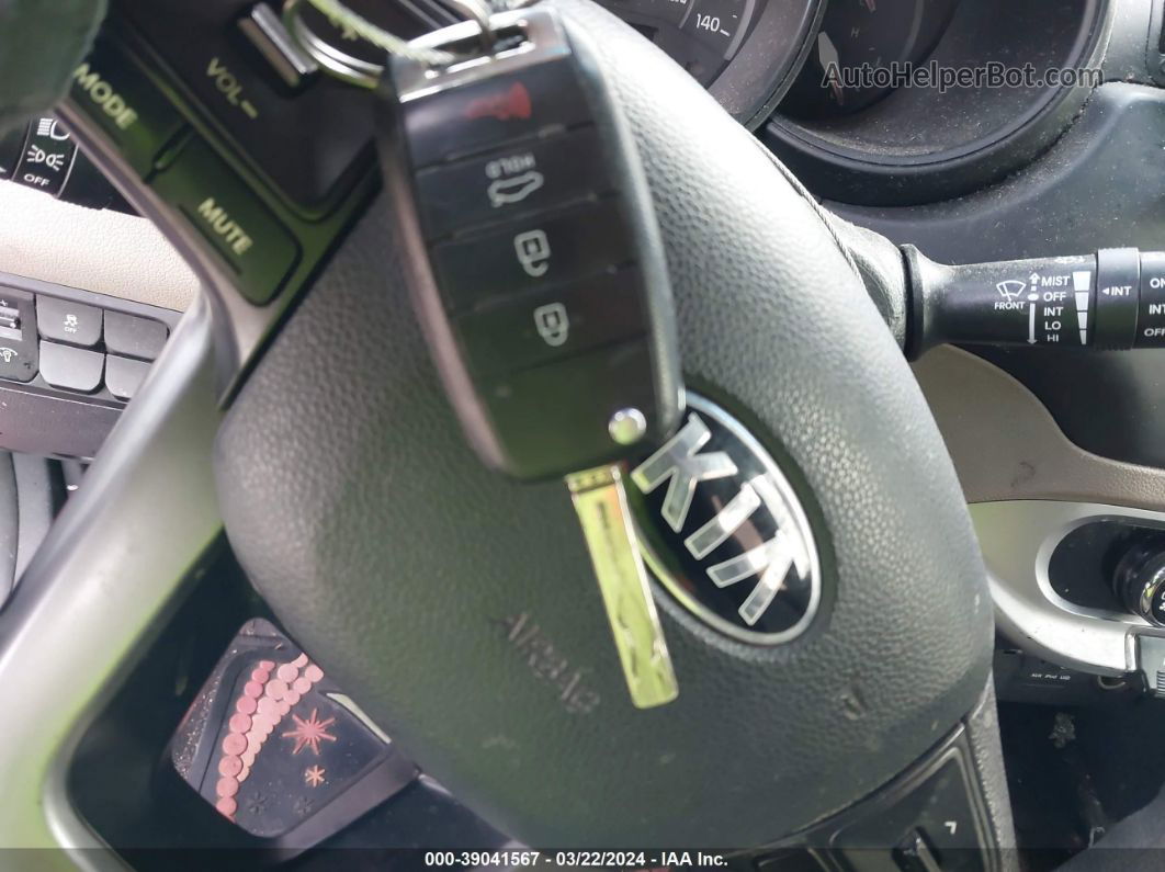 2014 Kia Rio Lx Красный vin: KNADM5A31E6413638