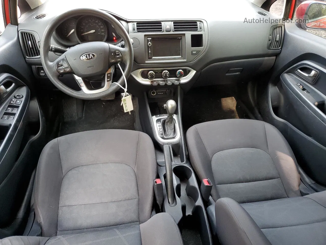 2014 Kia Rio Lx Красный vin: KNADM5A31E6961512