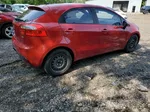 2014 Kia Rio Lx Red vin: KNADM5A31E6961512