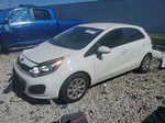 2013 Kia Rio Lx White vin: KNADM5A32D6124184