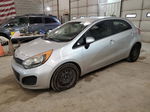 2013 Kia Rio Lx Silver vin: KNADM5A32D6226682