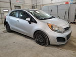 2013 Kia Rio Lx Silver vin: KNADM5A32D6226682