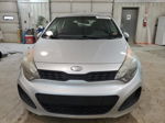 2013 Kia Rio Lx Silver vin: KNADM5A32D6226682