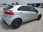 2013 Kia Rio Lx Silver vin: KNADM5A32D6229372