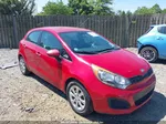 2013 Kia Rio Lx Красный vin: KNADM5A32D6276045