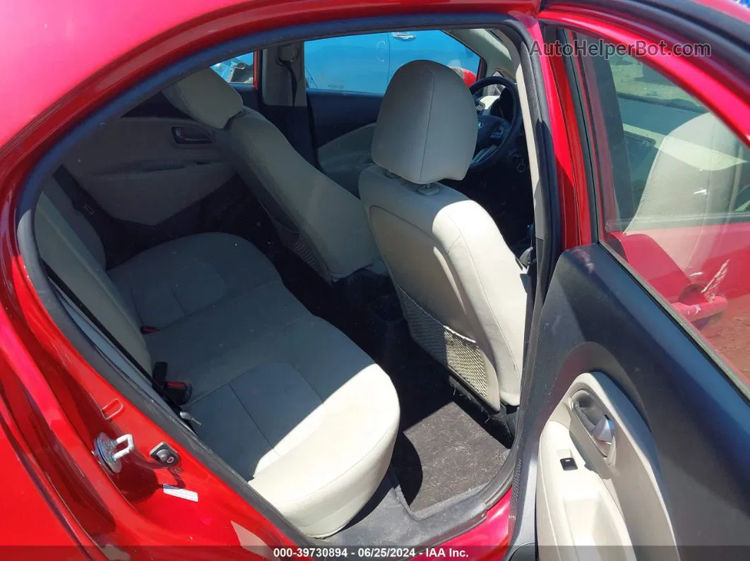 2013 Kia Rio Lx Red vin: KNADM5A32D6276045