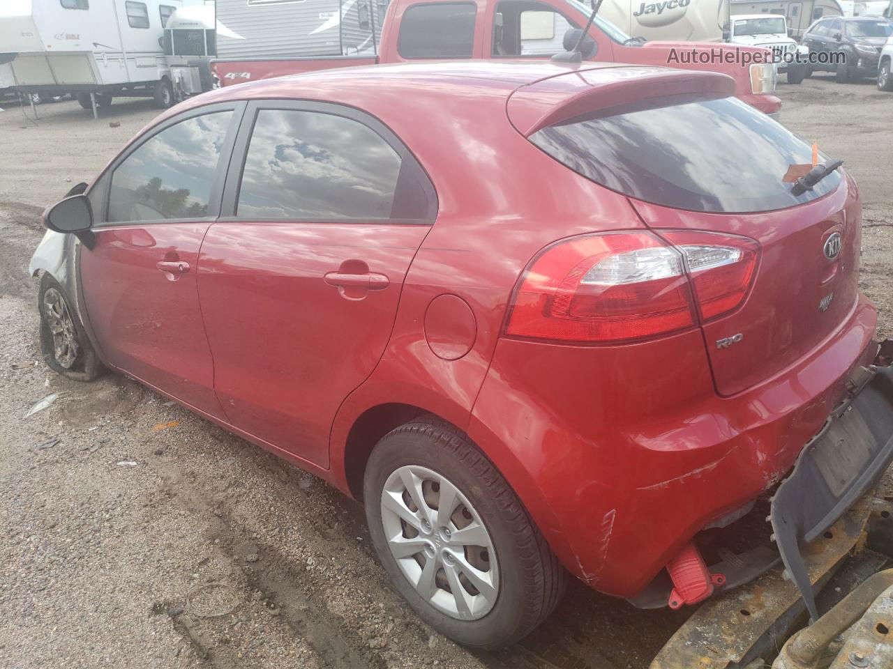 2014 Kia Rio Lx Burn vin: KNADM5A32E6410781