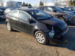 2014 Kia Rio Lx Black vin: KNADM5A32E6926994