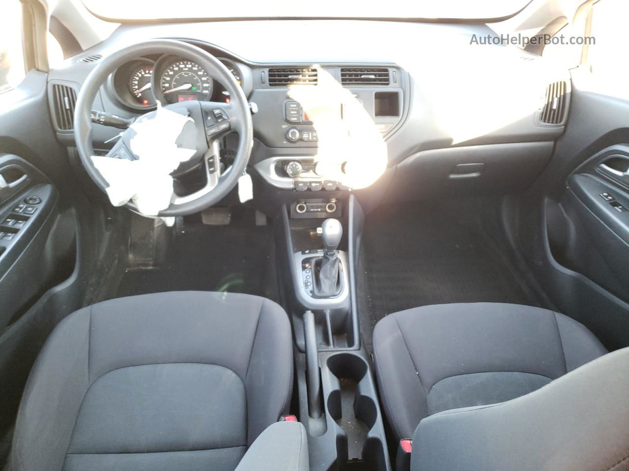 2014 Kia Rio Lx Черный vin: KNADM5A32E6926994