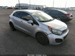 2013 Kia Rio Lx Silver vin: KNADM5A33D6103313