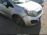 2013 Kia Rio Lx Silver vin: KNADM5A33D6103313