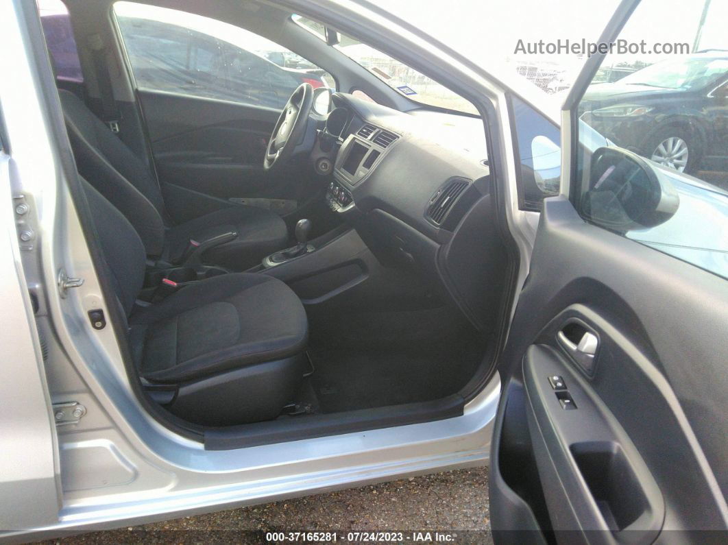 2013 Kia Rio Lx Серебряный vin: KNADM5A33D6103313