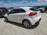 2013 Kia Rio Lx White vin: KNADM5A33D6121231