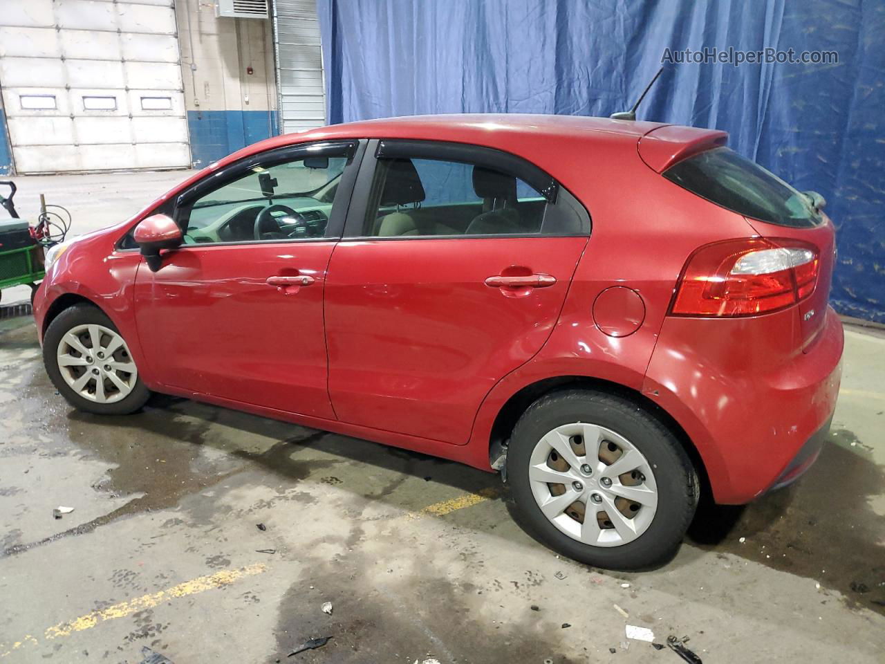 2013 Kia Rio Lx Красный vin: KNADM5A33D6152320