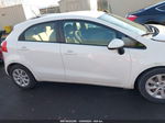 2013 Kia Rio Lx White vin: KNADM5A33D6169411