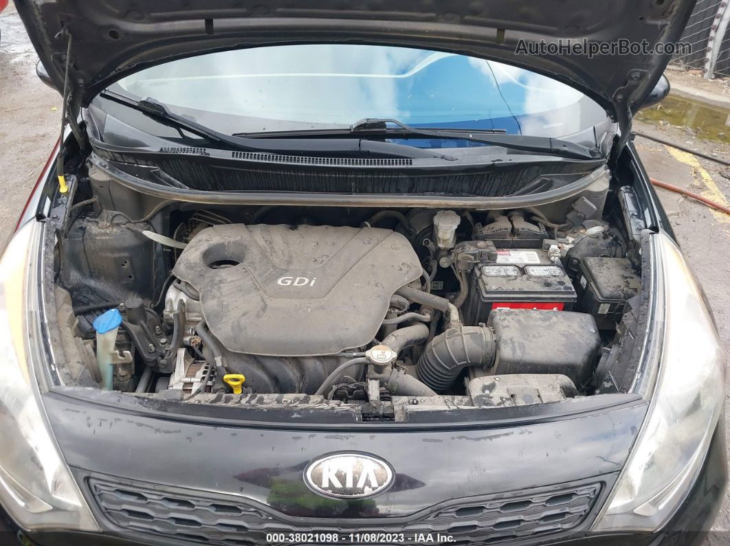 2013 Kia Rio Lx Черный vin: KNADM5A33D6224763