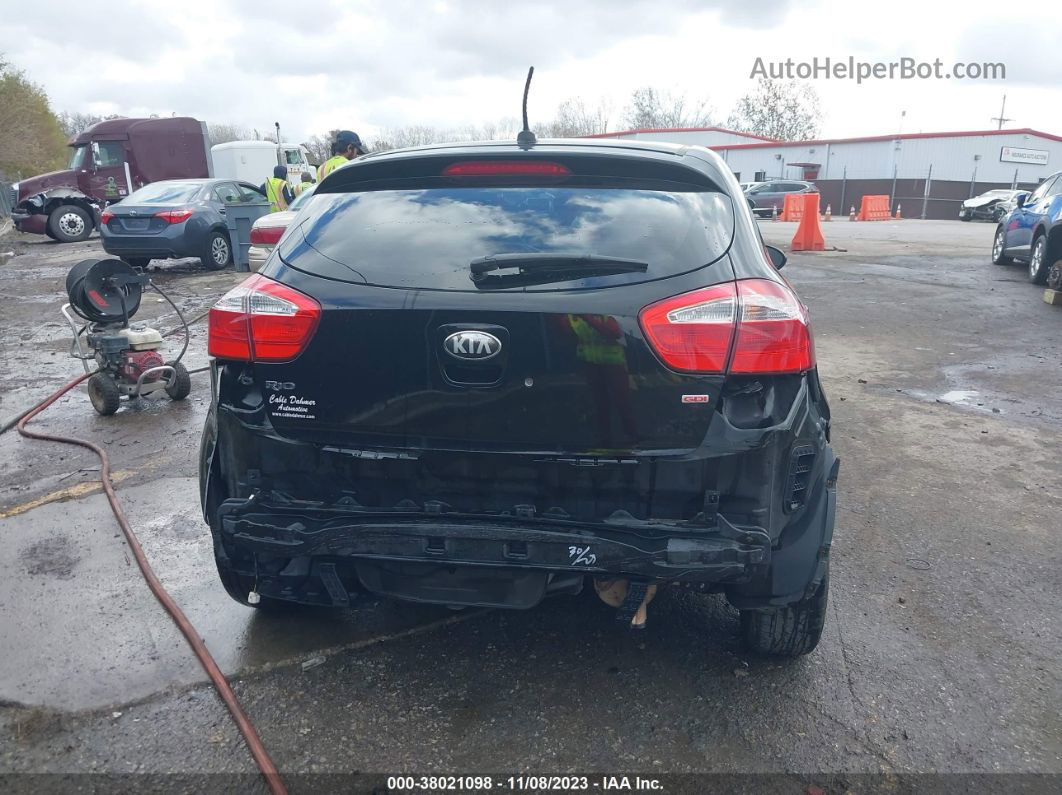 2013 Kia Rio Lx Black vin: KNADM5A33D6224763