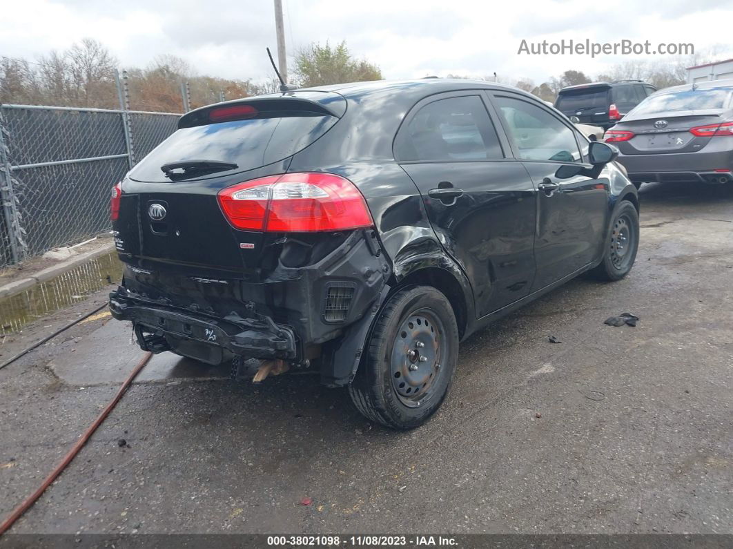 2013 Kia Rio Lx Black vin: KNADM5A33D6224763