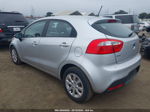 2013 Kia Rio Lx Silver vin: KNADM5A33D6229431