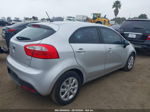 2013 Kia Rio Lx Silver vin: KNADM5A33D6229431