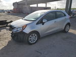 2013 Kia Rio Lx Silver vin: KNADM5A33D6235584