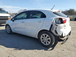 2013 Kia Rio Lx White vin: KNADM5A33D6241014