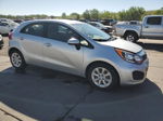 2014 Kia Rio Lx Silver vin: KNADM5A33E6359095