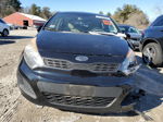 2013 Kia Rio Lx Black vin: KNADM5A34D6111114