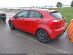 2013 Kia Rio Lx Red vin: KNADM5A34D6186945