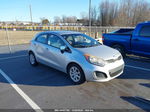 2013 Kia Rio Lx Silver vin: KNADM5A34D6226683