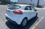 2014 Kia Rio Lx White vin: KNADM5A34E6324565