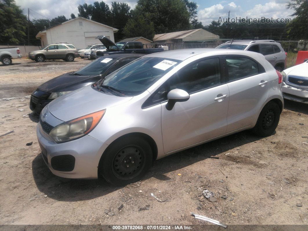 2013 Kia Rio Lx Серебряный vin: KNADM5A35D6118914