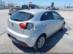 2013 Kia Rio Lx Silver vin: KNADM5A35D6311712