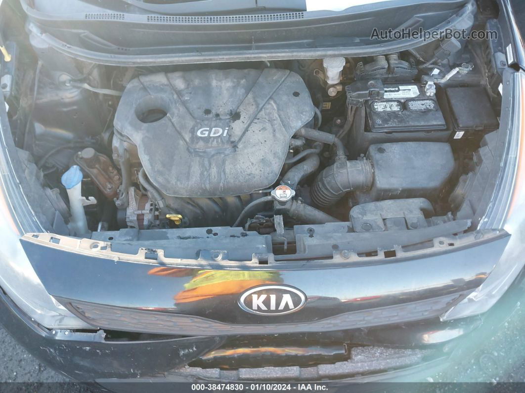 2014 Kia Rio Lx Черный vin: KNADM5A35E6409589