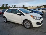 2013 Kia Rio Lx White vin: KNADM5A36D6227351