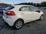 2013 Kia Rio Lx White vin: KNADM5A36D6227351