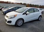 2013 Kia Rio Lx White vin: KNADM5A36D6227351