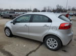 2014 Kia Rio Lx Silver vin: KNADM5A36E6338144