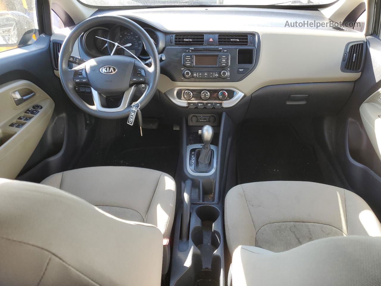 2014 Kia Rio Lx Черный vin: KNADM5A36E6360368