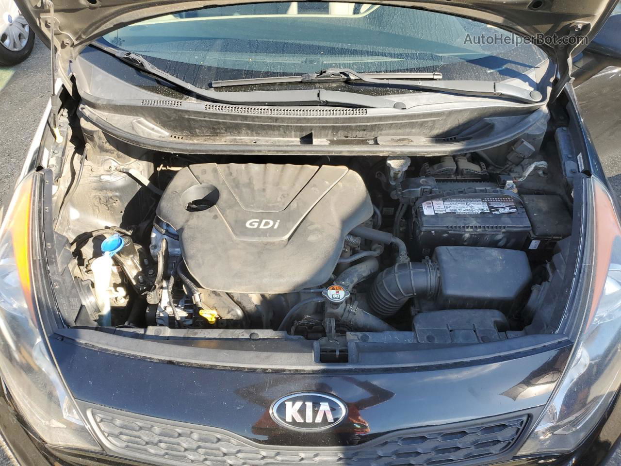 2014 Kia Rio Lx Black vin: KNADM5A36E6360368