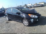 2014 Kia Rio Lx Black vin: KNADM5A36E6417703