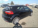 2014 Kia Rio Lx Black vin: KNADM5A36E6417703