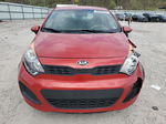 2013 Kia Rio Lx Red vin: KNADM5A37D6212969